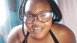 Showing off my ebony pussy and my big ass part 4