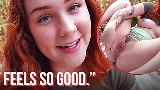 Ersties - Cute American Girl Autumn Finds A Quiet Place To Masturbate Outdoors