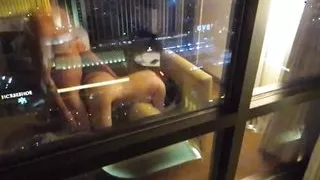 I fucked a slut in the mouth and pussy in a Vegas Penthouse