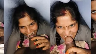 Cute indian Monster suking dick