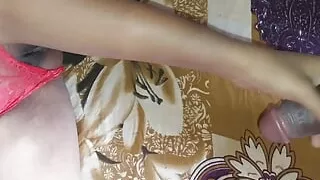 Red painty deshi girl hot fuck