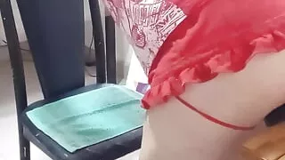 I'm a hot sissy ahead of Christmas.