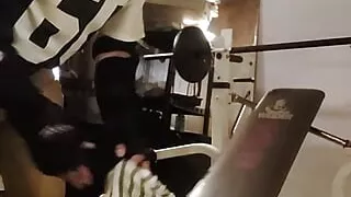 Football jock gets plugged