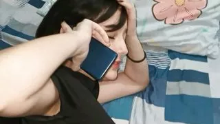 A perverted stepsister! He loves to choke on my cock! - Porn in Spanish