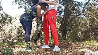Dr Pussy2 - Angolan Woman Sucks Dick and Gets Fucked Quickly in Nature to Celebrate New Car Purchase