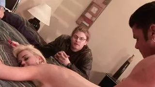 Wife Camryn Cross Fucks a Stranger in Front of Hubby and a Producer