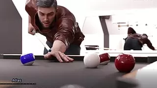 The Seven Realms - Atlas and Leyala Having Sexual Fun While Playing Billiards. Winner Get Rewards