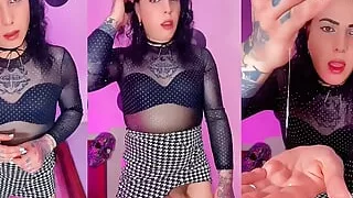 Trans Girl Emma Ink Masturbates Before Date