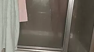 Solo Male Showering Scene