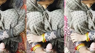 My step sister is come to my home and enjoy full night sex