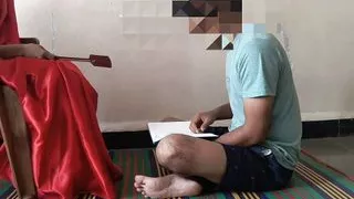 Indian teacher punished student with hard sex.