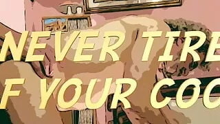 Nypster Is the Protagonist of a Porn Cartoon. Bareback Anal with a 82 Yo Top Fucker