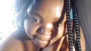 Watch me rub my black pussy 4