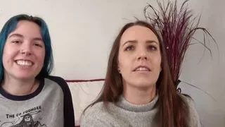 Desperate Amateurs Olivia and Alisha getting their tight pussies stretched