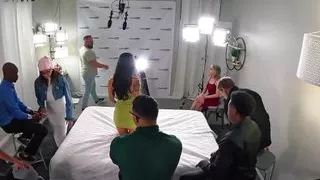 Behind the Scenes Group Sex Gangbang 2 Girls 5 Guys