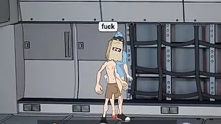 Fuckerman Skyfuck - Complete Version! - the Sexy Hostess #2 by Foxie2k