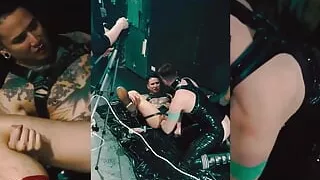 Yoshikawasakixxx - Asian Jock Fists Elbow Deep Bottom Gays Yoshi Kawasaki and Axel Abysse