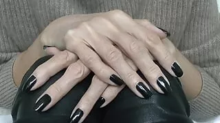 Lady Victoria Valente - Beautiful Hands, Black Fingernails, Close-ups, JOI