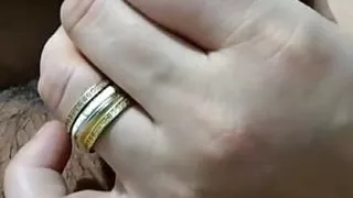 Step mom high quality of handjob step son dick