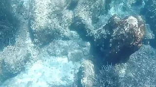 Underwater moments with hot views of my big natural tits and hot pussy