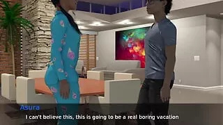 Vacation with My Step Sister HOME ALONE - Tangled Up