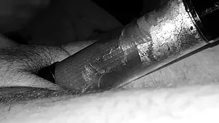 Jerk off with pumped cock and prostate massage until minutes long cumshot orgasm