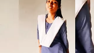 School uniform desi village girl porn video