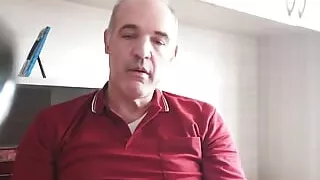 A Trickle of Cum Comes Out of My Cock