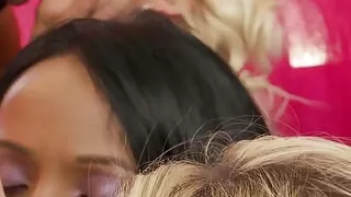 Gangbang with Paige Ashley and Romana Ryder are sluts with