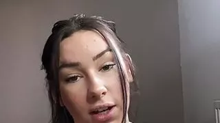 Busty British Teen Submissive joi