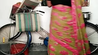 Neighbor brother-in-law again left village Bhabi