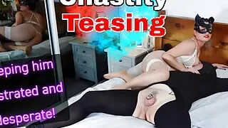 Training Zero Femdom Chastity Tease and Orgasm Denial Slave BDSM Bondage Cum Facesitting Real Homemade Milf Stepmom Amateur FLR