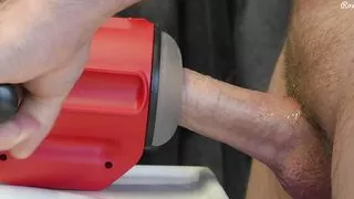 Calvin 9 Thrusting & Vibrating Massage Training and Masturbator 2 IN 1 BESTVIBE Sex Toy