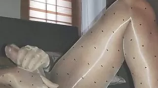 Whole body pure pantyhose sheath fetish