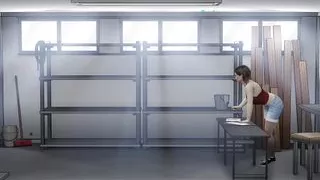 A Ghostly Desire Ep 3 Marc helped Dayna set up the folding table