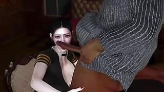 3D BBW Sexy Personal Assistant Got Fucked so Hard by Her Boss