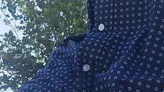 I pee when I take out the trash