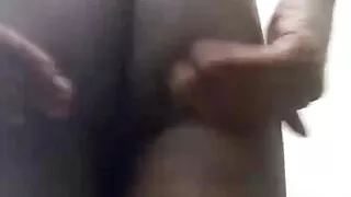 Masked BBC swings big black cock