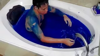 Ultimate Blue Slime Bath 4K HD Ultra TEMU Camera Edition