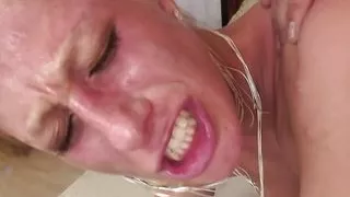 mature blonde fucked brutally hard