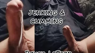 Raven LeTrap jerking off and cumming