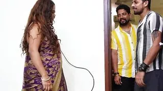 Bhabi Ke Sath Thukai Ka Masti Podosi Deborji, Hardcore Threesome