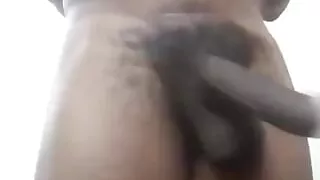 Masked BBC Jackoff Session