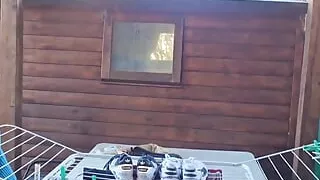 I Fuck My Neighbor While She Lies Naked in the Garden Pt. 1