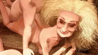 81 yo sexy Granny,big tits and young man