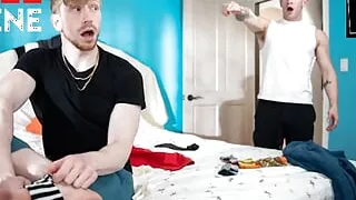 Jesse Stone Caught Trying On Stepbrother's Cum Filled Socks! FULL SCENE