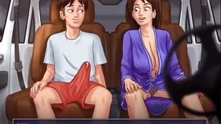 Thirsty for sex stepmom gets fucked in her every delicious and gorgeous hole compilation Summertime Saga