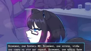 The waitress crawled under the table, jerking and sucking off the visitors in public