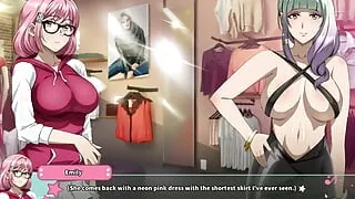 Futa Fix Futanari Hentai Game Ep.4 fucking her throat
