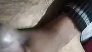 Uncut big size cock cumshot